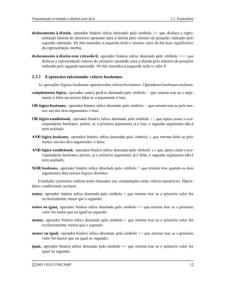 Programacao Orientada A Objetos (Java)