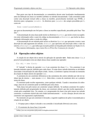 Programacao Orientada A Objetos (Java)