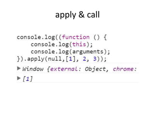 apply & call
 