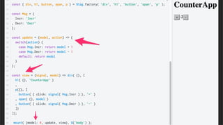 You might not need
#reactjs, or #redux,
follows an example of
how you can do
everything with @jquery
and ES201*.
18/09.
Setembro / 2017
 