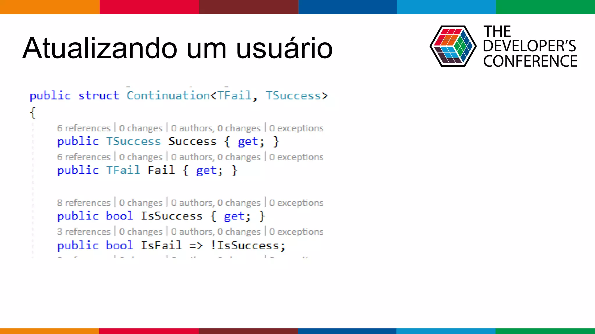 Globalcode – Open4education
Atualizando um usuário
 