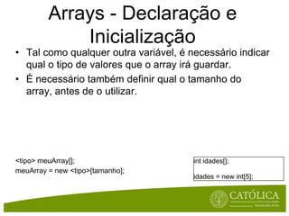 Condições if... else ifÉpossívelcombinar ifs sequencialmenteif (<condição A>) {    <acções A>} else if (<condição B>){     <acções B>} else {     <acções C>}
