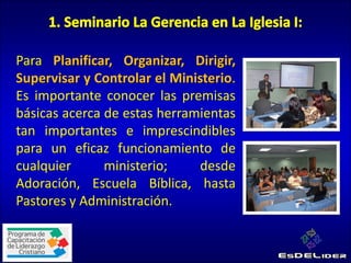 Acercamientos 3
 Sobre el Ministerio de Evangelismo
 Sobre el Equipo del Ministerio
 Sobre el Líder del Ministerio
 Metas en el Ministerio
 Control de Gestión
2. Módulo de Evangelización
Implementar y renovar el Ministerio de Evangelismo
www.acercamientos.org
 