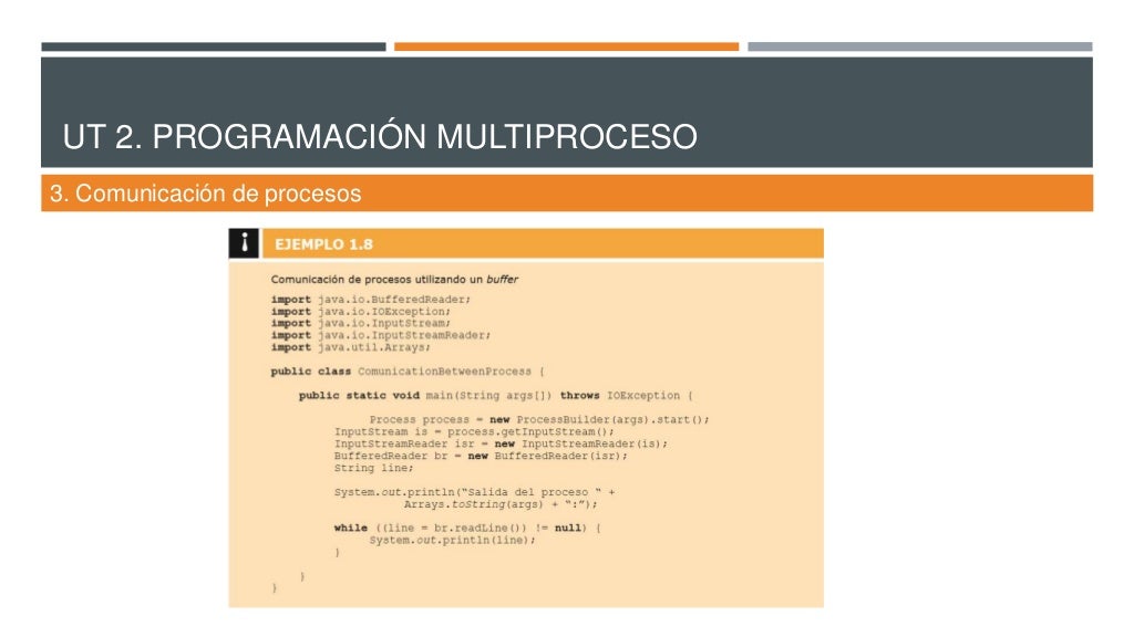 Programación de servicios y procesos