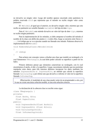 Programación en C++ con C++ Builder | PDF