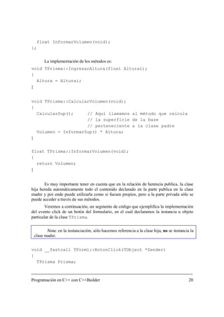 Programación en C++ con C++ Builder | PDF