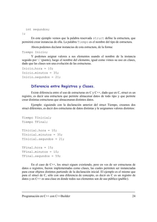 Programación en C++ con C++ Builder | PDF