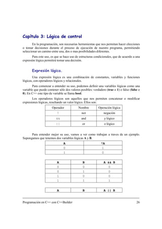 Programación en C++ con C++ Builder | PDF