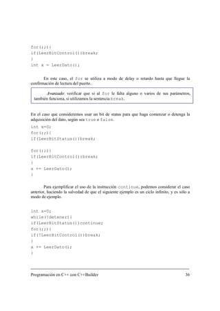 Programación en C++ con C++ Builder | PDF