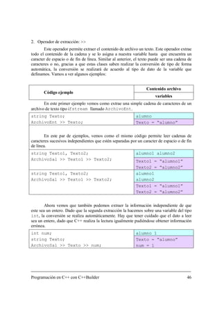 Programación en C++ con C++ Builder | PDF