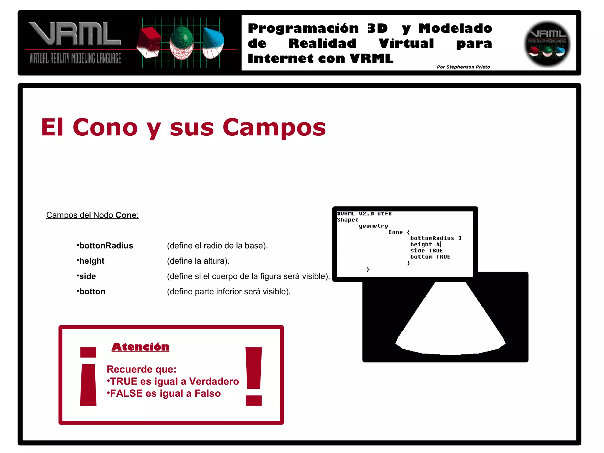 Programación 3D y Modelado de Realidad Virtual para Internet con VRML 2.0