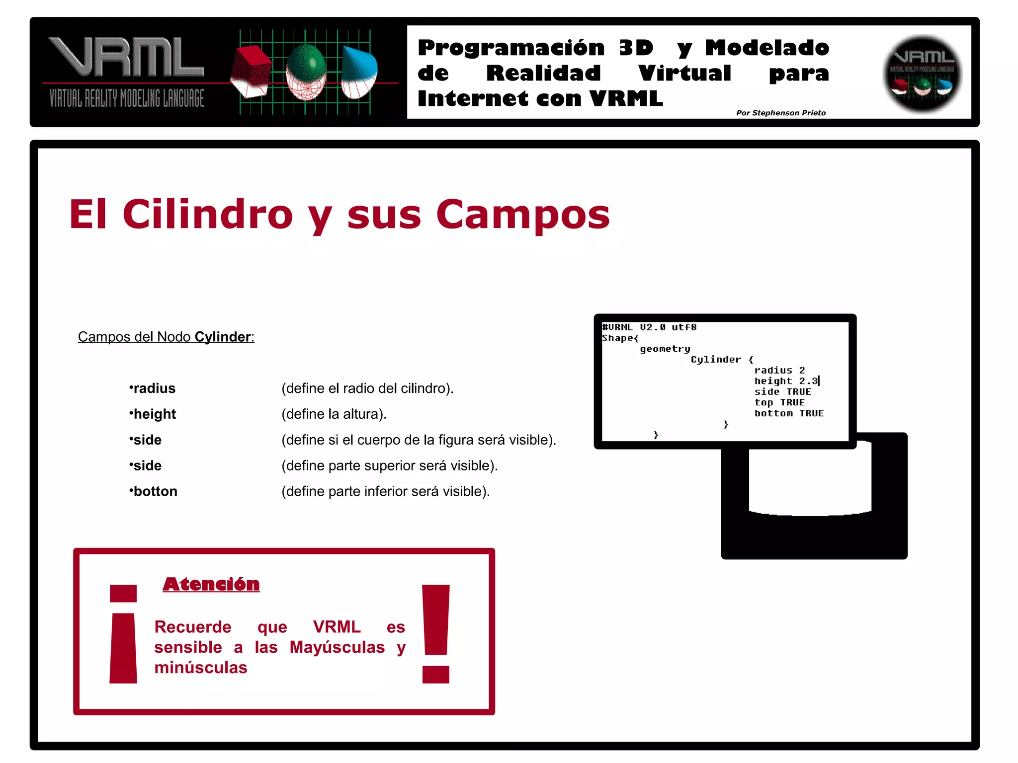 Programación 3D y Modelado de Realidad Virtual para Internet con VRML 2.0