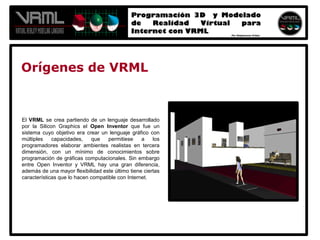Vrml Sample Programación 3D y Modelado de Realidad Virtual para Internet con VRML 2 ...