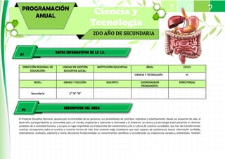 Spanish Cyt Program PROGRAMACIÓN ANUAL 2º CYT- 2026.docxuur7tttyytytytty | DOCX