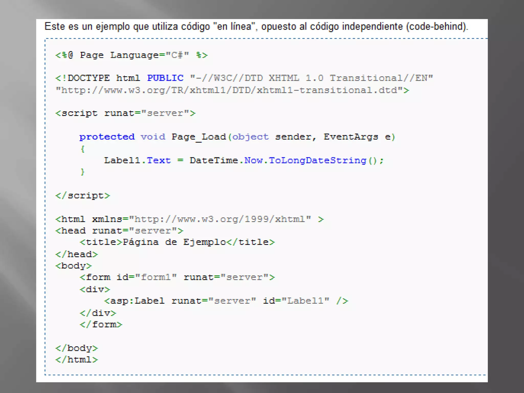  Es una tecnología completamente distinta que entre otras cosas la posibilidad de separar el diseño gráfico de la lógica de negocios.