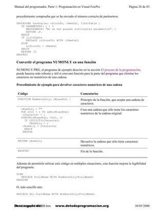 PROGRAMAR EN VISUAL FOXPRO 9, ESPAÑOL REV | PDF