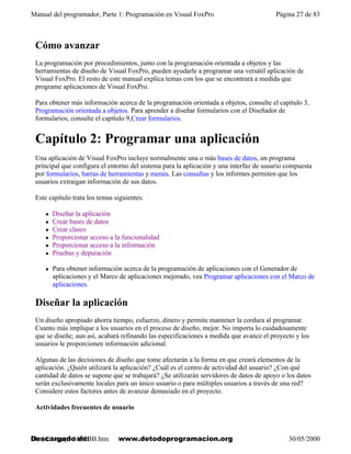 PROGRAMAR EN VISUAL FOXPRO 9, ESPAÑOL REV | PDF
