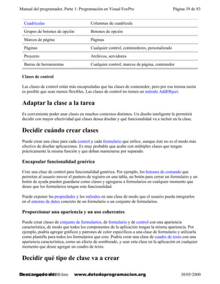 PROGRAMAR EN VISUAL FOXPRO 9, ESPAÑOL REV | PDF