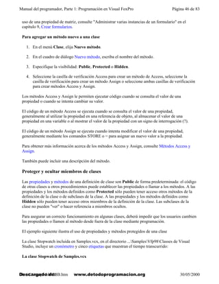 PROGRAMAR EN VISUAL FOXPRO 9, ESPAÑOL REV | PDF