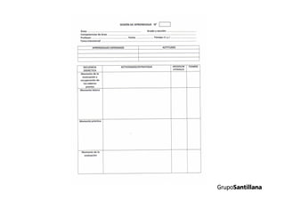 Propuesta curricular.