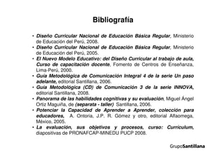 Propuesta curricular.