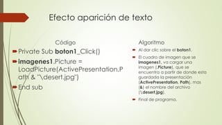 Programación de catalogo en Visual Basic | PPTX