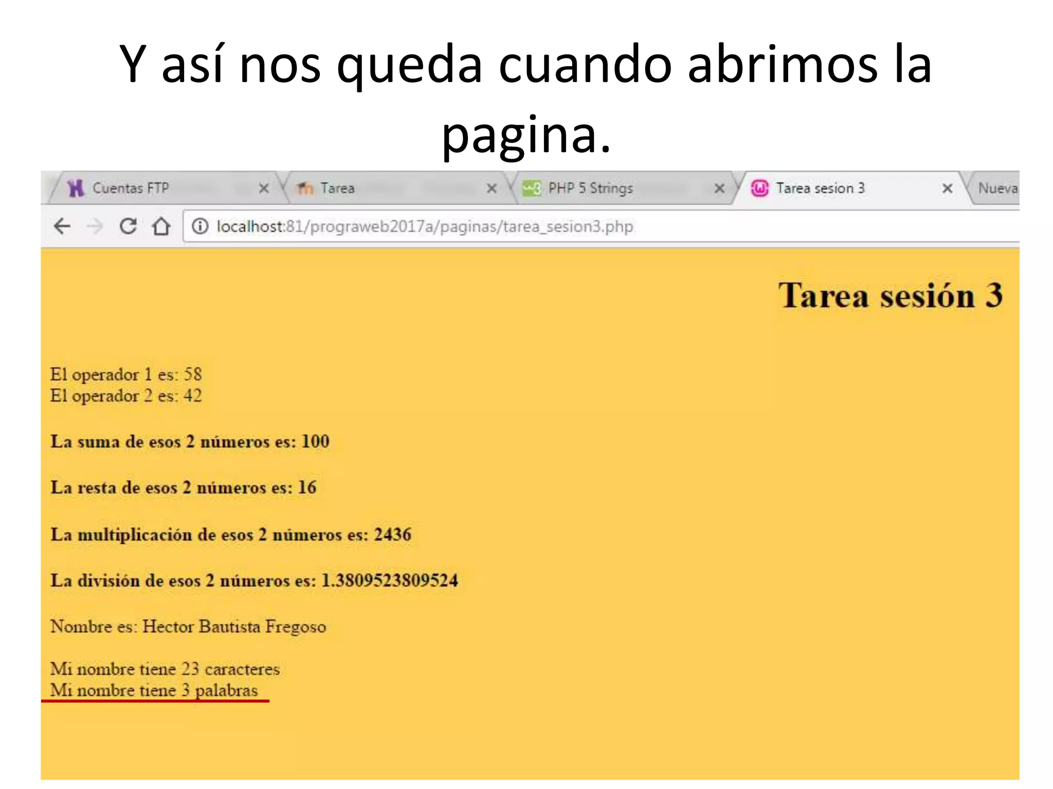 Y así nos queda cuando abrimos la
pagina.
 