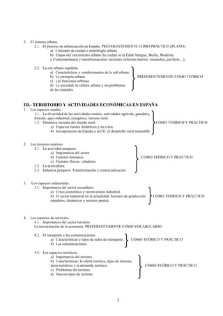 2. El sistema urbano.
2.1. El proceso de urbanización en España. PREFERENTEMENTE COMO PRÁCTICO (PLANO)
a) Concepto de ciud...