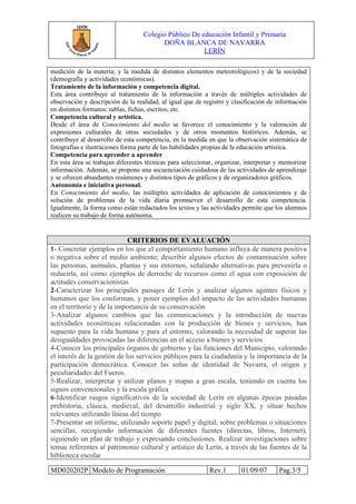 Programación de unidad de lerín