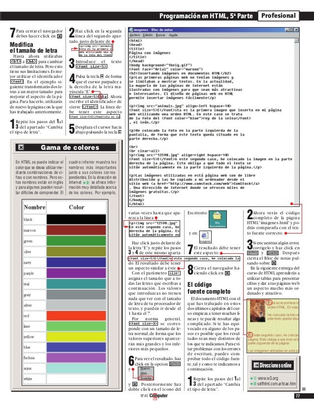 Programación en html