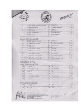 PROGRAMACIÓN XXX FESTIVAL DE PONYFÚTBOL