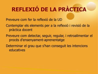 Concrets i descriure conductes observables lligades als criteris d'avaluació 