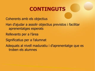 Començar a programar UD l´última setmana de setembre i terminar de programar UD una setmana abans de finalitzar el curs. 