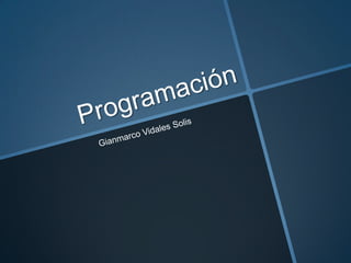 Programacion 1