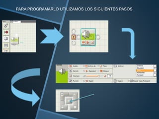 PARA PROGRAMARLO UTILIZAMOS LOS SIGUIENTES PASOS 
 