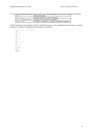 Programacion practica prolog | PDF