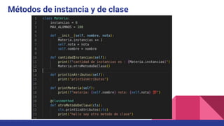 Programacion 2- Clase 7 python orientado a objetos | PDF