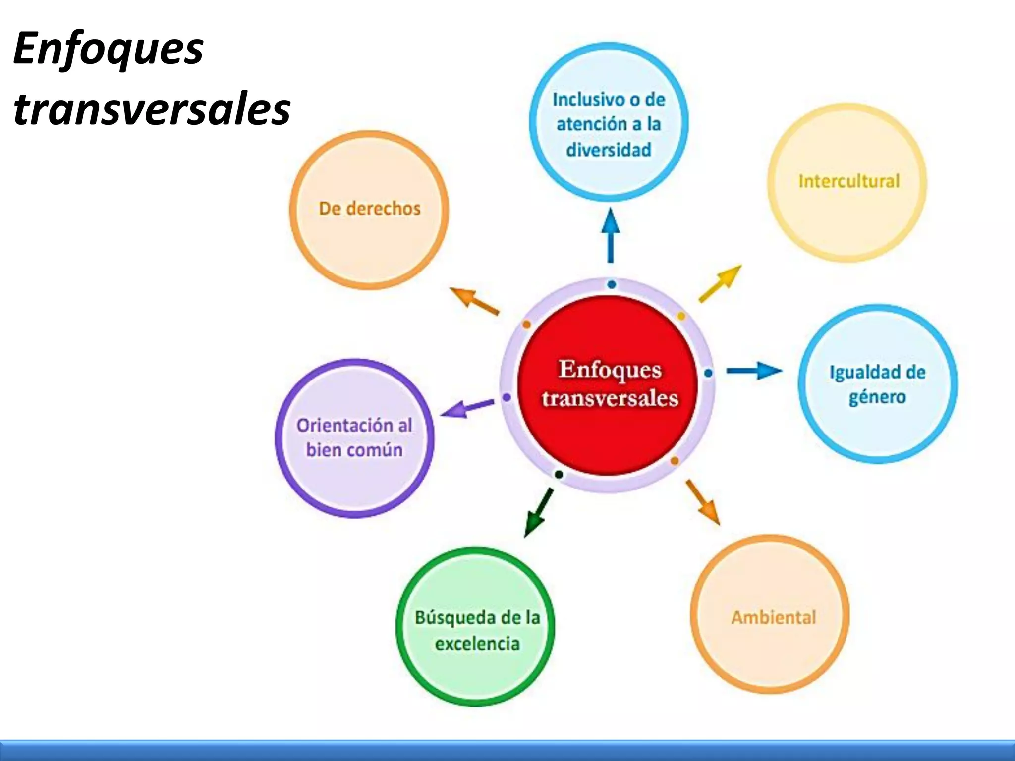 Enfoques
transversales
 