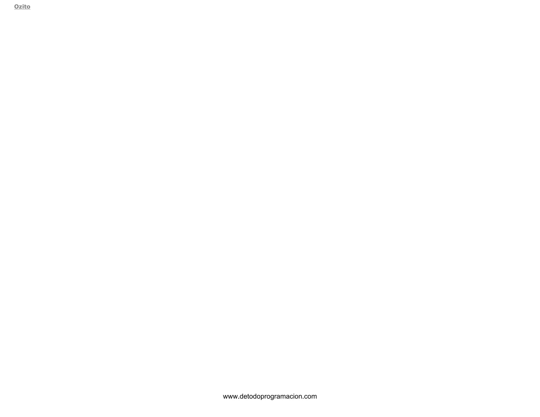 Ozito 
www.detodoprogramacion.com 
 