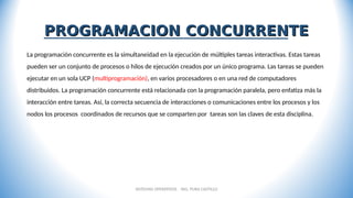 Programacion concurrente | PDF