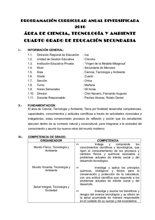 Programacion de cuarto 2010 (1) Programacion de cuarto 2010 (1)