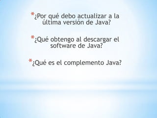 Programación de Software - Java | PPT