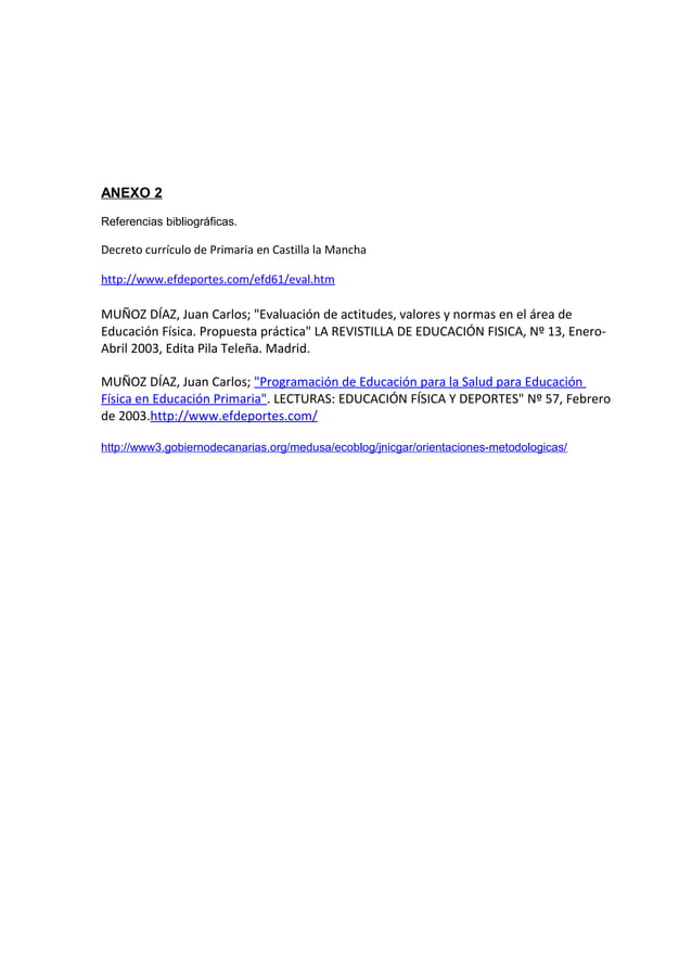 Programacion Didactica Educacion Fisica PDF