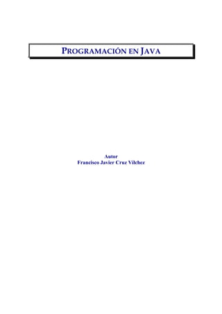 guia de programacion java programación en java 0... Programacion en java | PDF