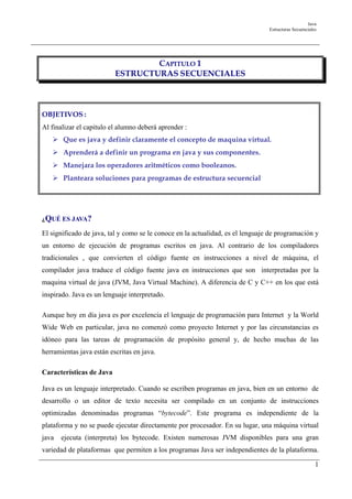 Programacion en java | PDF