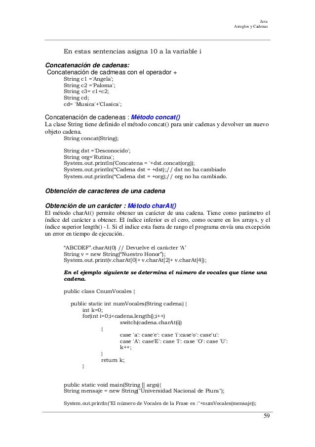 unir cadenas java programacion en java unir cadenas java programacion en java