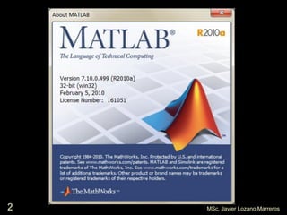 2 MSc. Javier Lozano Marreros
 