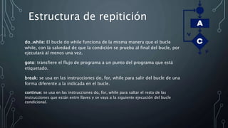 ESTRUCTURAS DE CONTROL | PPTX