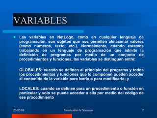Programacion Netlogo | PPT