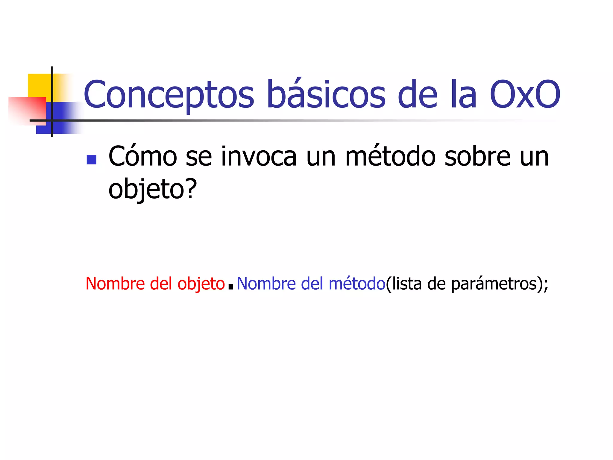 Conceptos básicos de la OxOpersona::~persona(){		delete [] nombre;		delete [] apellido;		delete [] cedula;		delete [] sexo;		delete [] direccion;		}